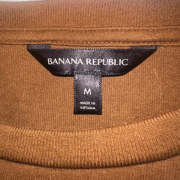 Banana Republic Boxy Heavy Cotton Tshirt Long Sleeve - Picture 3 of 3